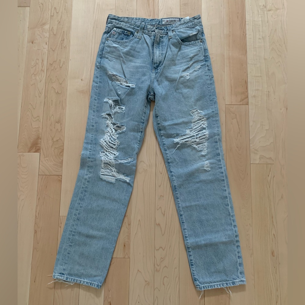 AG Phoebe High Waisted Tapered Leg Jean